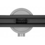 Фото №2 - Трап лінійний підлоговий FALA з нержавіючої сталі чорний SLIM BLACK (90х3х7 см) сифон 56 мм (71639)