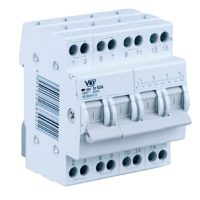 Установочный переключатель для выбора мощности генератора 4 полюсный VCX SF463, 63А, 400V AC 50Hz,6 kV