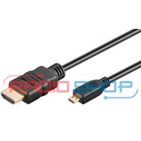 Кабель Basic штекер HDMI  - штекер micro HDMI тип D