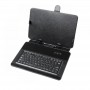 Фото №1 - Чехол для планшета 10.1" с клавиатурой micro USB, черный, QUER