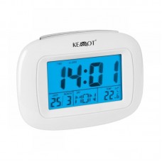 Часы электронные (время, дата, день, температура, будильник) Kemot
