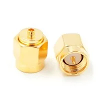 Перехідник UFL/IPEX у SMA, латунь, gold