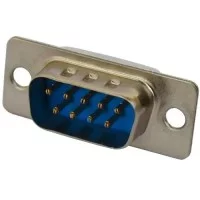 Штекер DB-9pin монтажный, под пайку, Tcom