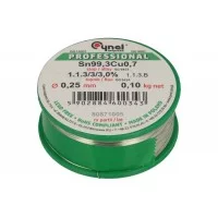Дротяний припій Cynel SN99C-0.25 / 0.1 Sn99,3Cu0,7 0,25 мм 100гр