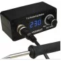Міні паяльна станція HandsKit T12C LED дисплей, 72W, 200-450 ° C, DC-12-24V з блоком живлення