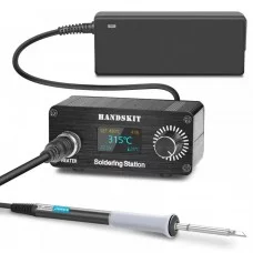 Фото - Міні паяльна станція HandsKit T12D OLED дисплей, 72W, 200-450 ° C, DC-12-24V з блоком живлення