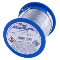 Припій Cynel Sn60Pb40 2mm (1kg) без флюсу