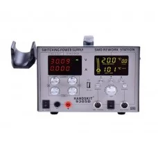 Фото - Паяльна станція 4в1 HandsKit 9305D (паяльник + фен + лаболаторного блок + USB), 4 дисплея