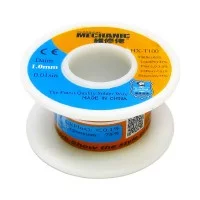 Припій MECHANIC HX-T100 1,0 мм, 500 г, Sn63%, Pb37%