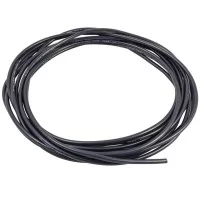 Провід силіконовий 1жила 24AWG (0,2мм.кв.), чорний, 1м