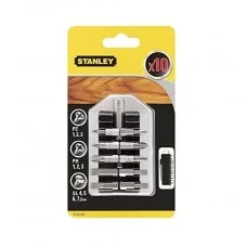 Фото - Набір викруточних насадок (біта) STANLEY з магнітним тримачем, 10 шт.
