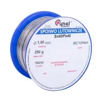 Припій Sn60Pb40 1mm (250g) без флюсу