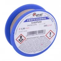 Припій Cynel Sn60Pb40 1mm (100g)