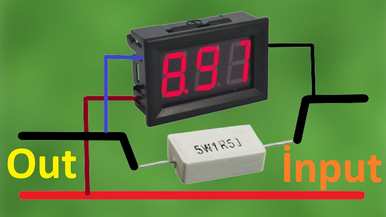 Как подключить амперметр к зарядному устройству?