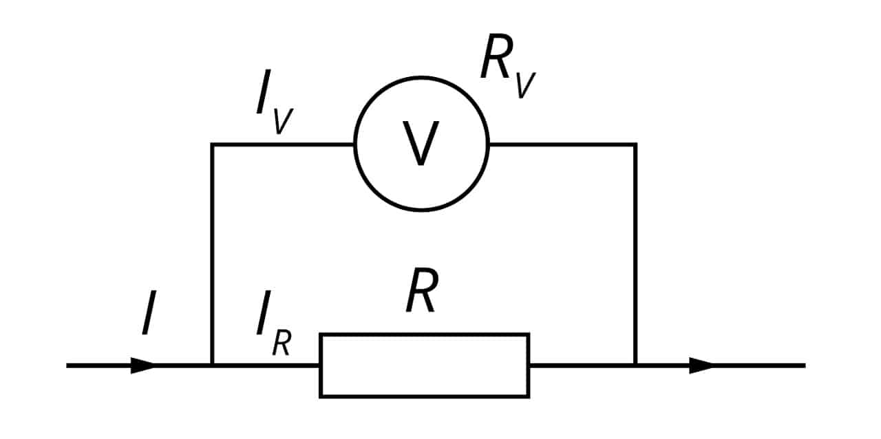 схема подключения вольтметра и амперметра