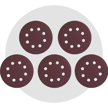 Круги с отверстиями 5 ед.