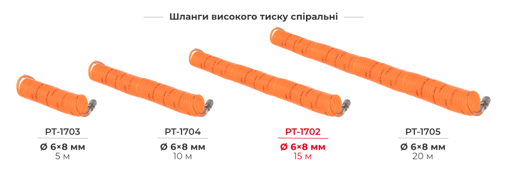 Шланги спиральные из ПВХ